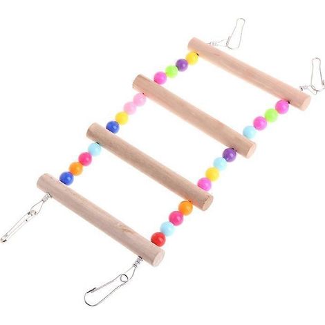 Jouets pour perroquets, échelles, balançoires, jouets à mâcher, accessoires pour cage à oiseaux suspendus, hamac - 4 échelles (1/5)