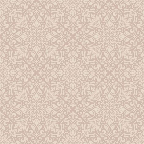 Baroque Sofia Wallpaper Debona Textured Embossed Vinyl Rose Gold White (1/3)