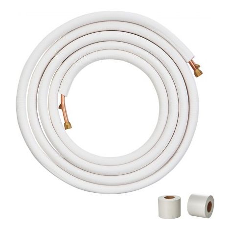 25FT Mini Split Line Set, tubi in rame con diametro esterno da 1 (1/5)