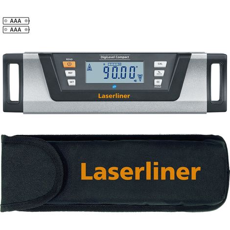 Niveau à bulle numérique Laserliner DigiLevel Compact 081.280A 0.5 mm (1/5)