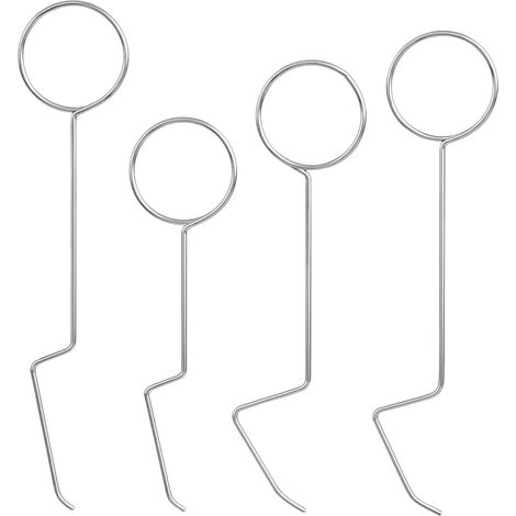 4 Pièces Kit Crochetage Serrure, Outils d'Ouverture Universels pour Serrures - Clé Passe Partout et Aiguilles à Crochetage pour Débutants et Pros (1/5)