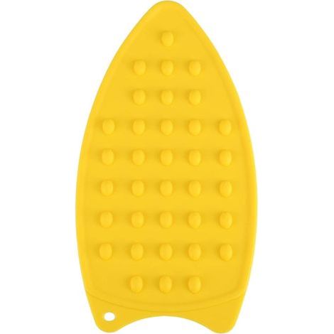 Coussin de repos en fer en silicone, coussin de repos de protection à chaud en fer en silicone, tapis antidérapant résistant à la chaleur pour le repassage du tapis résistant à la chaleur(Jaune) (1/5)