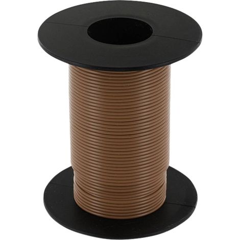 econ connect KL025BR25 Fil de câblage 1 x 0.25 mm² marron 25 m C892672