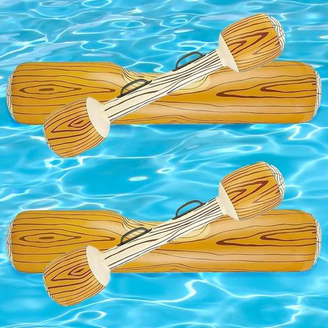 4 Pièces Gonflable Flottant D'aviron, Ensemble Flottant Gonflable, Jeu de Combat pour Piscine et Aquatiques en Plein Air Bataille Bûche Piscine Radeaux Fête pour Adulte (1/5)