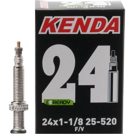 Fahrradschlauch 24x1 1/8 Französisches Ventil Presta 25-520 Kenda FV35 (1/3)