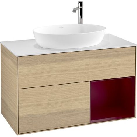 Villeroy & Boch F901HBPC meuble sous-lavabo Finion F90 (1/2)