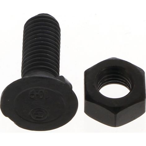 Boulon de charrue avec écrou M12x1,75, longueur 35 mm, classe 12,9, DIN 11014 12351412