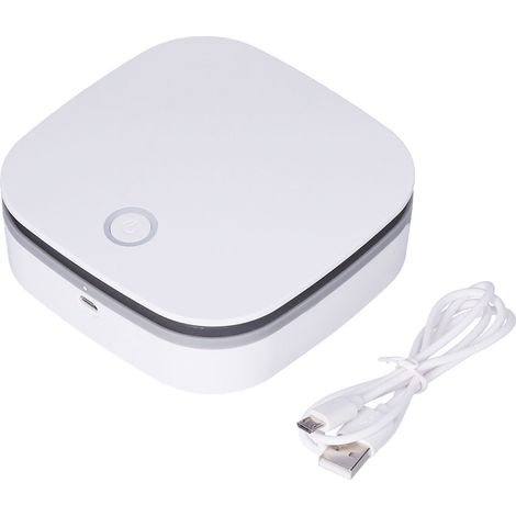 Ortviai Purificateur d’air portable avec ion négatif, ozone et UV – 2200 mAh, 2,5 W, pour bureau, voiture, cuisine et chambre