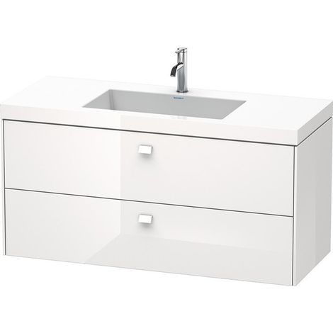 Meuble sous-vasque BRIOSO 613x1200x480mm WT Vero Air Gri ch sans trou de robinetterie