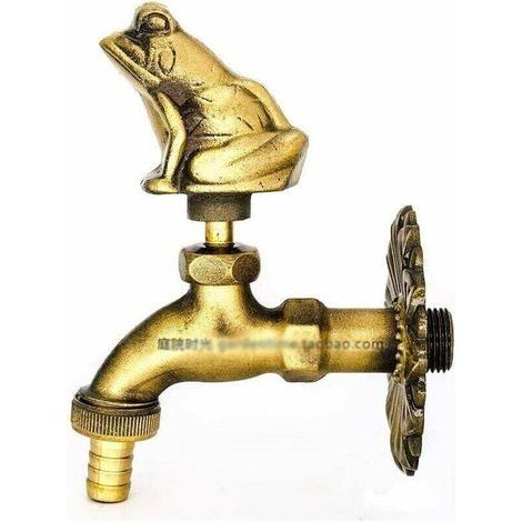 Grifo de latón macizo, antioxidante, impermeable, resistente al frío y a los rayos UV, mezclador exterior, fácil limpieza en frío, para mascotas, piscina y lavadora (1/4)