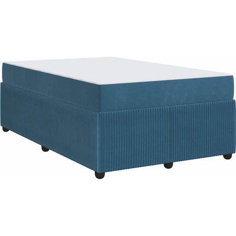Estructura de cama con colchón Azul 120 x 200 cm tela vidaXL (1/5)