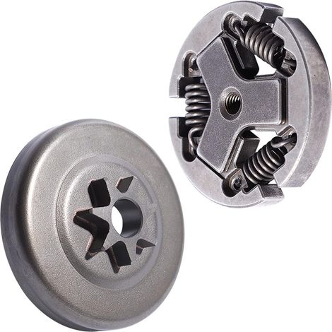 Ensemble d'embrayage, adapté pour Echo Cs-370 Cs-400 Cs-440 Cs-450 Cs-400F Cs-370F Cs-4200Es Cs-420Es scie électrique, A056000181818181 1750 1939430 17501200831 A556000401 17501439131 (1/5)