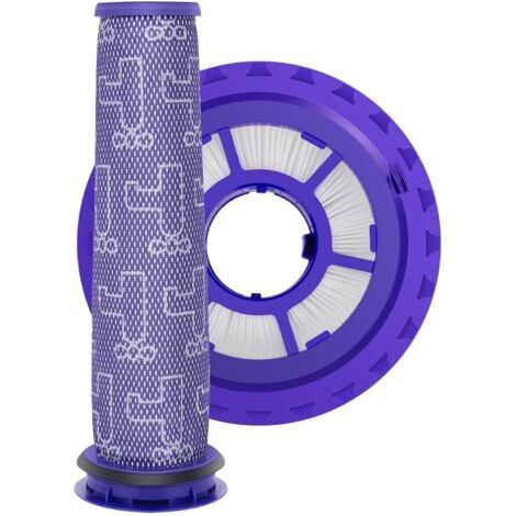 Kompatibler Dyson DC41 Filter für Dyson DC65, DC66 Animal, DC43, DC55, DC65 und DC66. Ersetzt die Teilenummern 920769-01 und 920640-01. Waschbarer Vorfilter und HEPA-Nachfilter. (1/5)