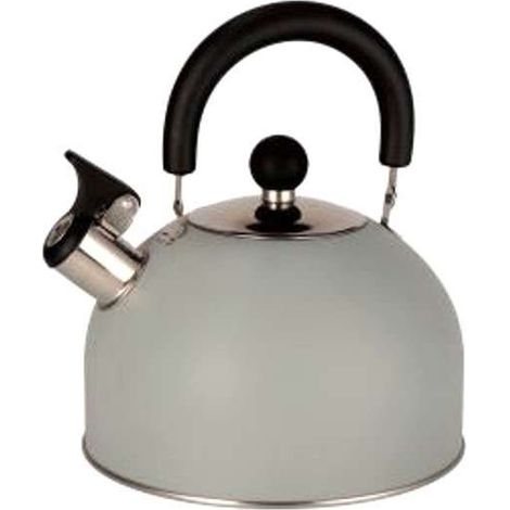 Bollitore Inox Fischio 2,5L - Manico in Bachelite - Colori Assortiti
