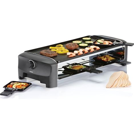 Princess Raclette con Griglia per 8 Persone 162840, 1300 W, Alluminio pressofuso (1/5)