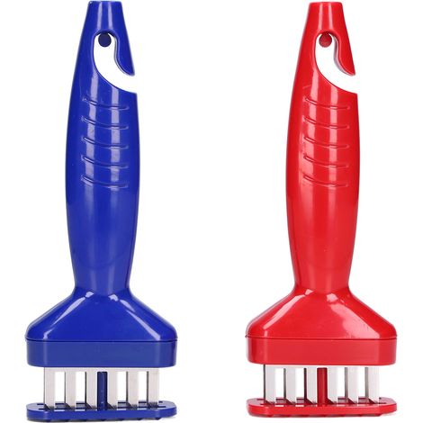 Aiguille Attendrisseur Viande - Acier Inoxydable Pour Poulet Porc Bœuf - Cuisine Domestique - Lot De 2 (1/5)