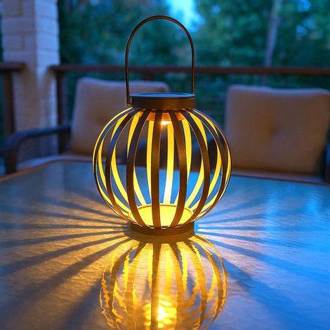 BEPER P207ILO301 Lampada Solare da Giardino, Luce Solare LED da Esterno in Ferro, Effetto Scenografico Decorativo, Accensione Automatica, Autonomia fino a 8 Ore, IP44 (1/5)