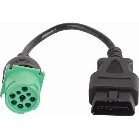 GARRYFIZH Adaptateur de scanner de diagnostic facile à utiliser, câble pour camion, Convient aux motos d'extérieur, aux voitures familiales (1/4)