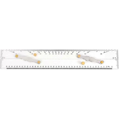 Règle marine, règle parallèle, cartes marines, points de repère pour tracer une règle parallèle, règle parallèle 45 (1/5)