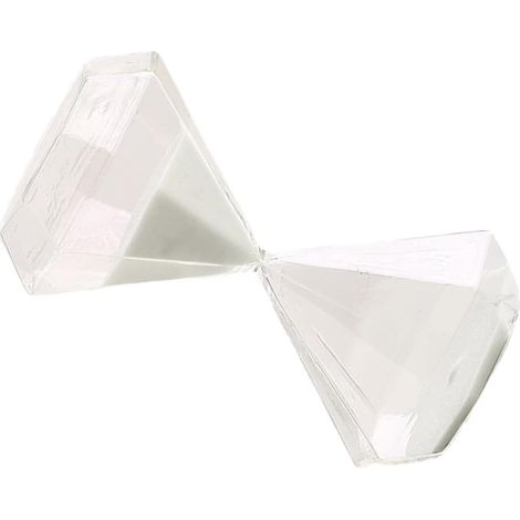 Sablier décoratif en verre borosilicate blanc Wakauto, idéal pour (1/5)