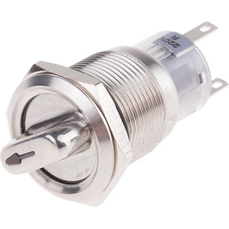 Sélecteur rotatif, 5 A @ 250 V c.a., 2 positions IP67 ( Prix pour 1 ) (1/2)