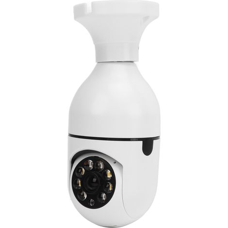 Caméra intégrée à une ampoule E27, résolution 1080p, rotation à 360°, Wi-Fi, communication bidirectionnelle, vision nocturne, application de surveillance pour la maison, 110-220 V. (1/5)