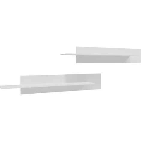 CR3-POINT Hängeregal, weiß, 2er-Set, Wandregale, 100 cm