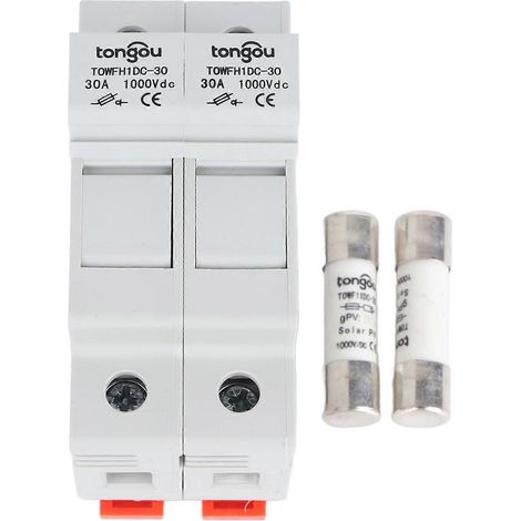 1000-V-Gleichstrom-Leistungsschalter mit 2 Sicherungen für effektiven Schutz, Sicherungssatz für elektrische Anlagen