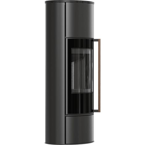 Ofen KRATKI ERIK Ø150 5,5kW Schwarzer Termotec Schließung Griff Jatoba (1/5)