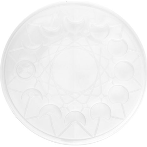 Moon Round Mold Pendant Silicone Tray Mould Storage DIY Vintage Casting Craft Ornament (1/5)