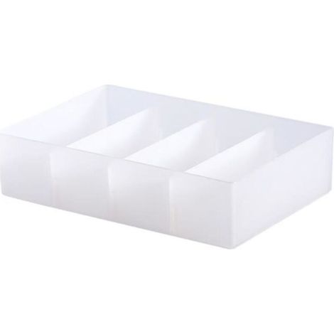 Bardusch-Organisateur de tiroir - - 4 sections - Cloison amovible - Design contemporain - Plastique durable (1/4)