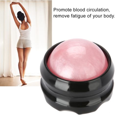 Rouleau de Massage des Pieds et des Hanches en Mousse - Anti-Stress et Détente Musculaire (Rose) (1/4)