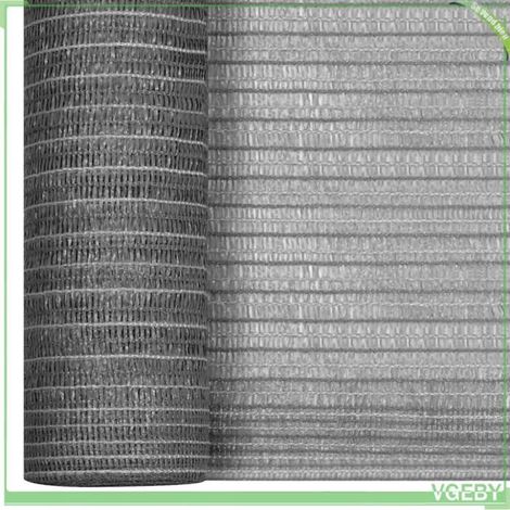 Filet brise-vue - FAFEICY - 149309 - Anthracite - 1,8x25 m - 195 g/m² (1/3)