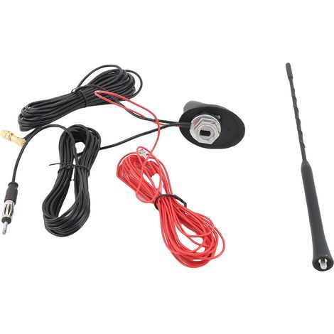 Antenne d'autoradio 5m, câble Coaxial, support de toit amplifié avec prise DIN SMB pour mise à niveau (1/3)