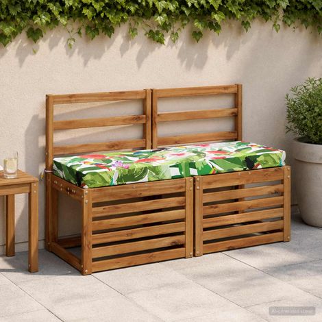 vidaXL Cojín de banco SOEST 100% Poliéster Multicolor 110 x 40 x 8 cm (1/5)