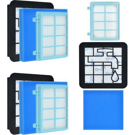 3-teiliges Ersatzfilter-Kit für Philips FC9331, FC9332, FC8010 – Waschbares Motor-Schaumstofffilter-Set (1/5)