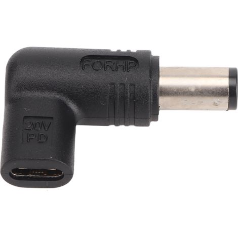 USB-Typ-C-Buchse auf DC-Adapter 7,4 x 5,0 mm mit E-Mark Smart Chip, 100 W PD-Schnellladung, Typ-C-auf-DC-Anschluss