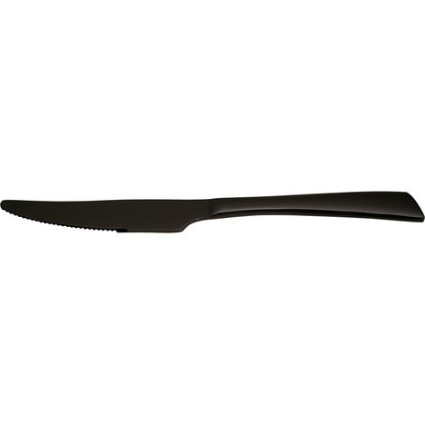 Jean Dubost - Couteau de table monobloc Delta black inox (lot de 6) (1/2)