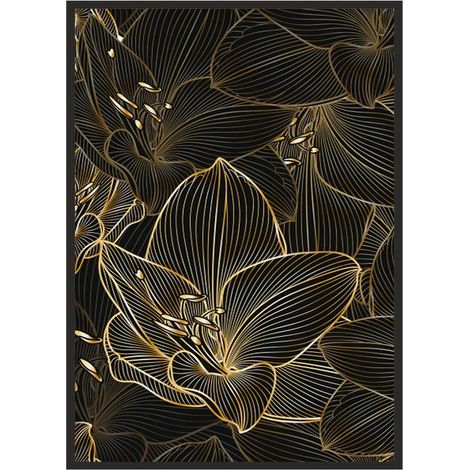 QUADRO INCORNICIATO 53x73 cm Oro P1876 (1/4)