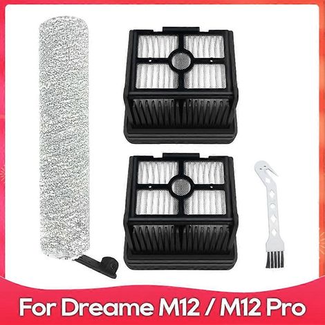Filtre pour aspirateur brosse pour aspirateur Filtre de brosse pour aspirateur filtre de M12 / Pro Roller Brosse Filtre Robot Aspirateur Accessoires Spare de remplacement (1/5)