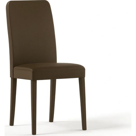 Alina, Set di 2 sedie in similpelle Tortora (59cm X 46cm H. 99cm)  Duzzle (1/5)