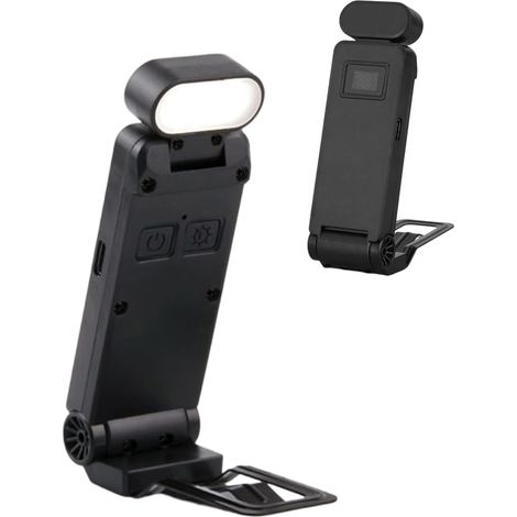 Lampe De Lecture Pince Rechargeable à Intensité Réglable 9 LED (1/5)