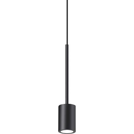 Lampada A Sospensione Contemporanea Archimede Metallo Nero Led 4W 3000K Ip20