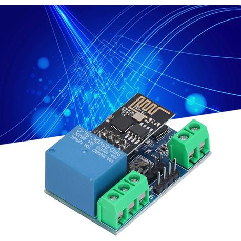 Relais WiFi ESP8266 5V pour maison connectée, application mobile et commande à distance (1/5)