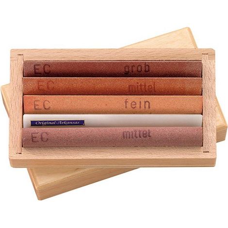Assortiment de 5 pierres à aiguiser (1/2)