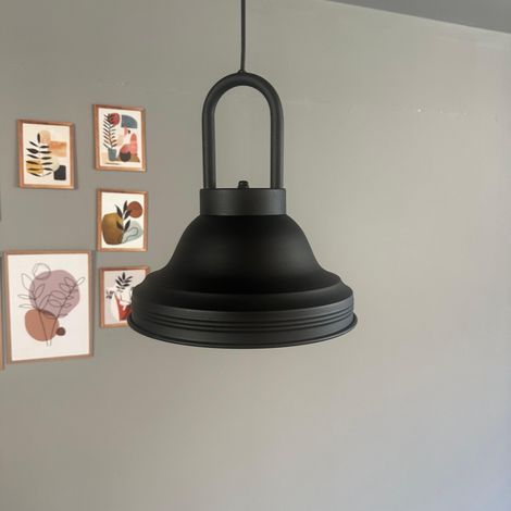 bamyum Ulmete Suspension Luminaire Vintage, Lustre Salon de 26 cm en Métal, Lampe E27 pour Chambre, Salle à Manger (1/5)
