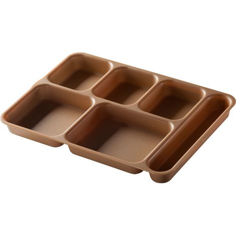 Plateau - 25.4 x 36 x 2.9 cm - Beige - Lot de 24 - Cambro