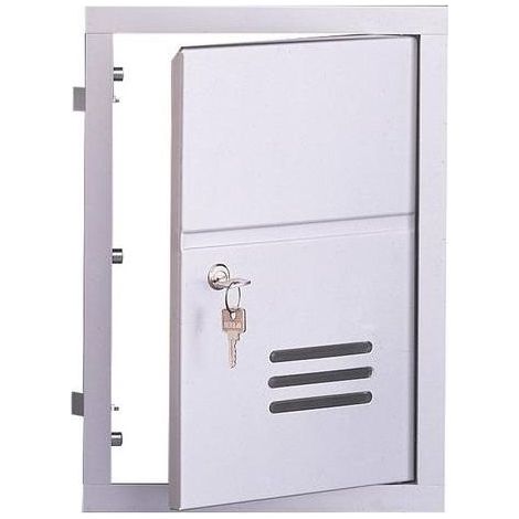 Alubox SC1 Porte encastrée en aluminium Argent 8011639001377