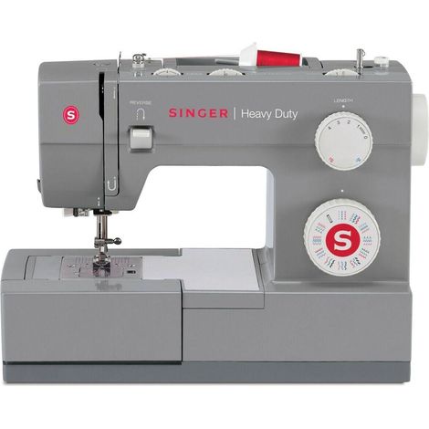 Machine à coudre Singer 4432 – 32 points intégrés – Vitesse 1100 tr/min – Éclairage intégré – Poids 6.6 kg