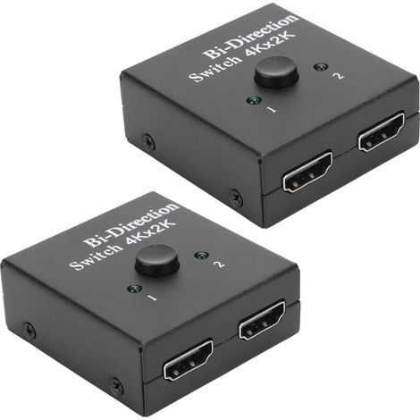 Commutateur/Sélecteur HDMI 2 Ports Bidirectionnel, Convertisseur Splitter 2 en 1 et 1 en 2, HDCP 1.4 (1/5)